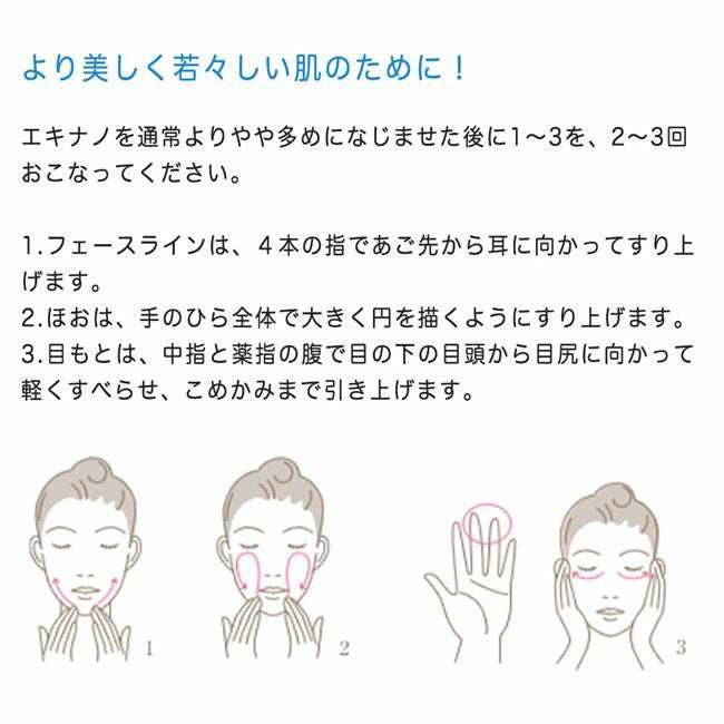 より美しい肌の為の、マッサージ方法