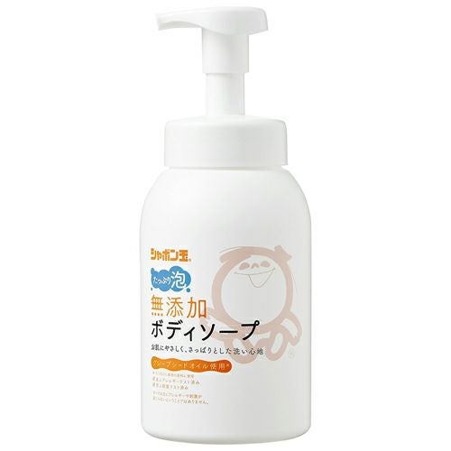 シャボン玉　無添加ボディーソープ　たっぷり泡　570ml　【シャボン玉石けん】1