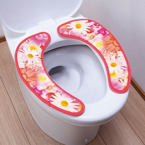 ふんわり低反発便座シート　ブロッサム 【コモライフ】1