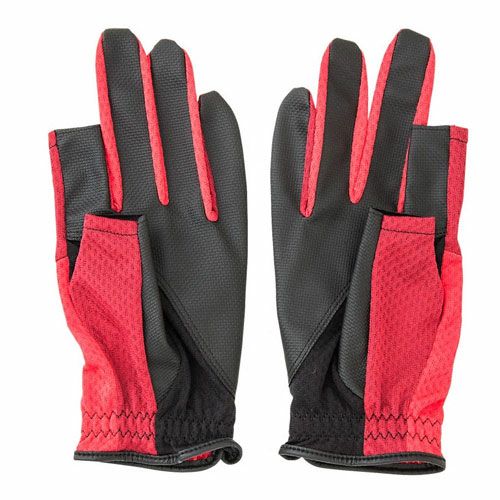 グラウンドゴルフ　メッシュグローブ　レッド　3283A028-600 【アシックス】2