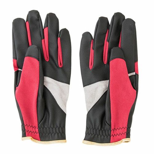 グラウンドゴルフ　パワーグリップグローブ　レッド　3283A029-600 【アシックス】2