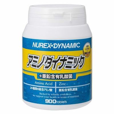 アミノダイナミック　亜鉛含有乳酸菌　900粒 【ニューレックス】1