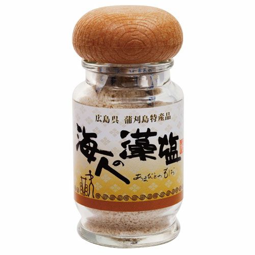 海人の藻塩卓上瓶プレーン　40g 【蒲刈物産】1