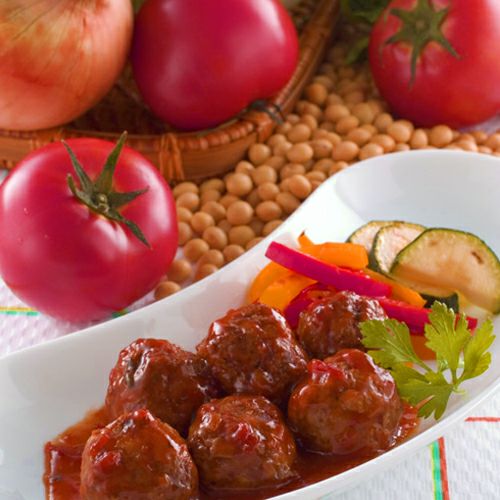 完熟トマトソース野菜大豆ボール　100g　【三育フーズ】2