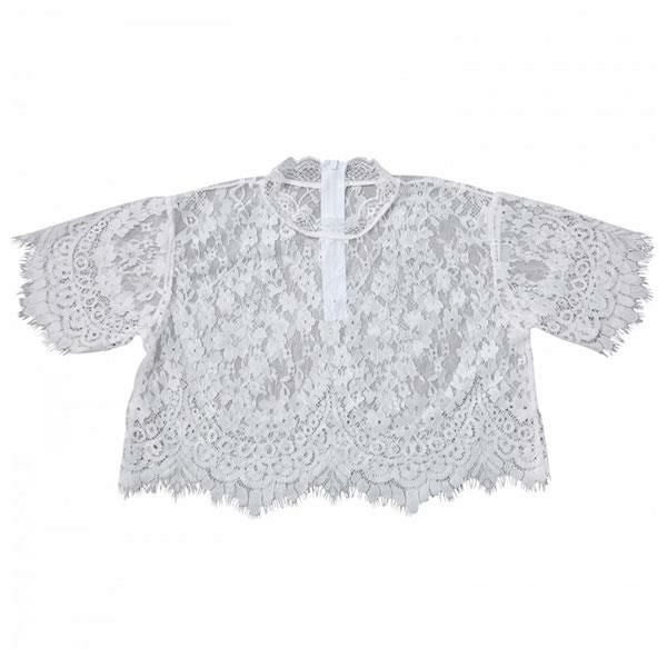 レースのボレロ　ホワイト 【コモライフ】1
