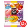 ぷるんと蒟蒻ゼリーパウチ　白桃＋マンゴー＋グレープ　　20g×24個入×12個セット 【オリヒロ】1