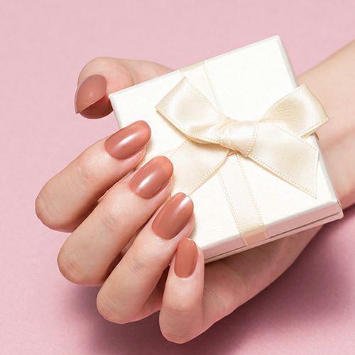 ジーエヌ バイ ジーニッシュマニキュア　28　ショコラ　5ml　【コスメデボーテ】4