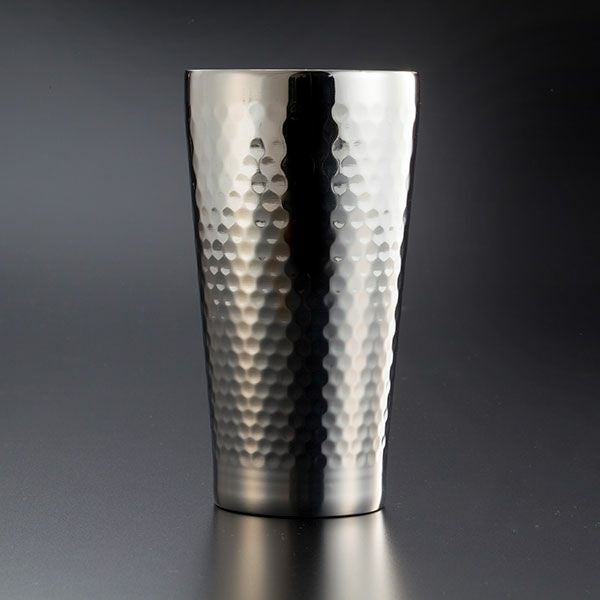アピデ　ステンレスタンブラー350ml(ミラー､槌目仕上げ)　KKN-MT350【アピデ】2