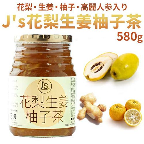 Js　花梨生姜柚子茶　580g　【ファイブイーライフ】2