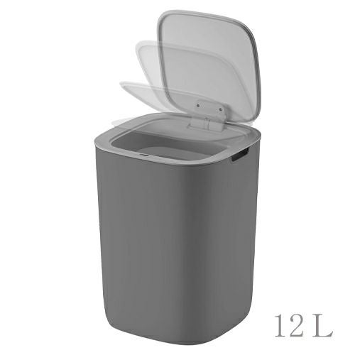 イーケーオージャパン　モランディ　プラスチックセンサービン　12L　グレー　EK6288-12L-GR　【EKO JAPAN】2