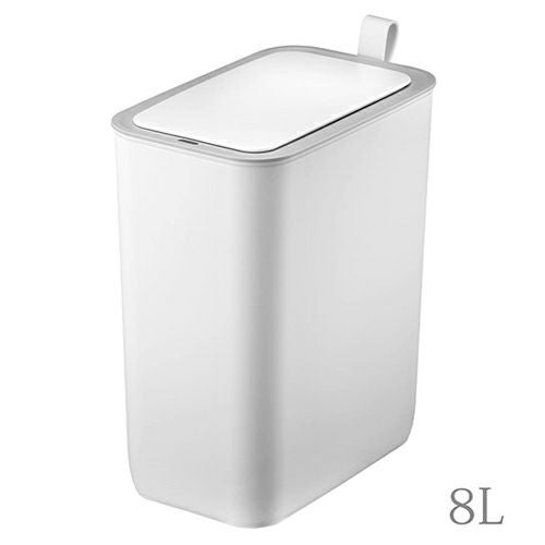 イーケーオージャパン　モランディ　プラスチックセンサービン　8L　ホワイト　EK6287-8L-WH　【EKO JAPAN】1