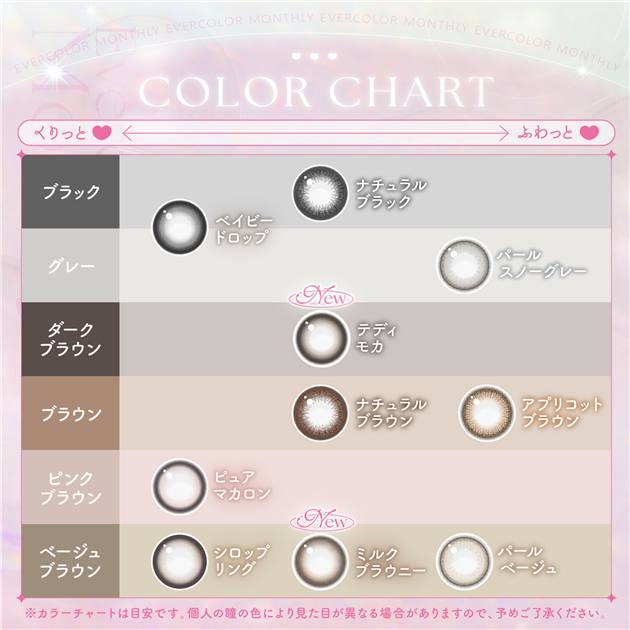 エバーカラーマンスリー　カラコン　1ケ月用　2枚　高度管理医療機器 【アイセイ】4