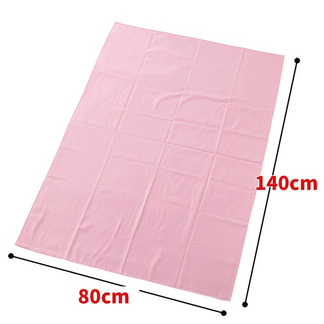 サラッとドライ　無地バスタオル　80cm×140cm　ピンク　ASK-1L-PNK【アスカ】2