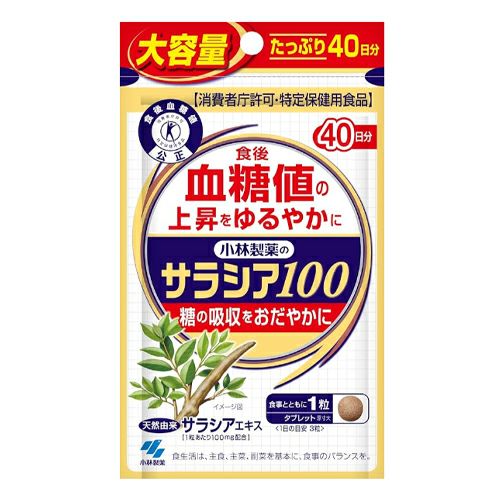 小林製薬のサラシア100　 40日分　120粒　[特定保健用食品]　【小林製薬】1