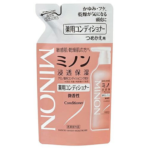 ミノン　薬用コンディショナー　詰替用　380ml 《医薬部外品》　【第一三共ヘルスケア】1