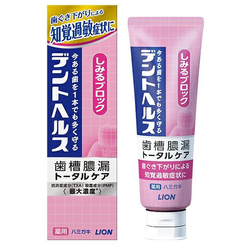 デントヘルス　薬用ハミガキ　しみるブロック　85g 《医薬部外品》　【ライオン】1