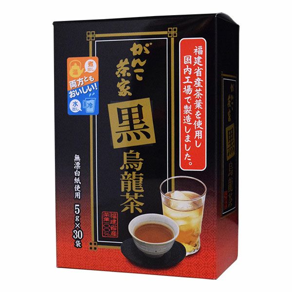 がんこ茶家　黒烏龍茶　5g×30包　【がんこ茶家】1