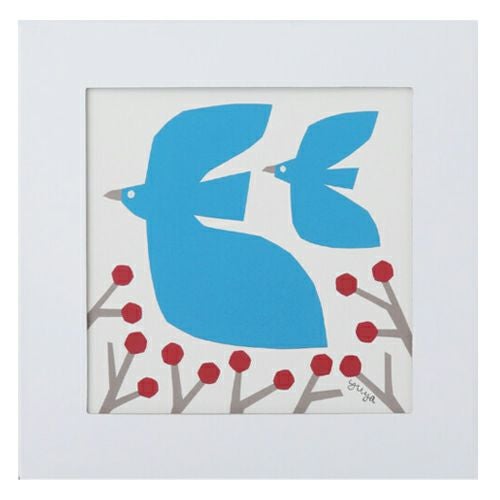 アートトワレ  青い鳥  013-blue bird　壁に飾る防災トイレ処理セット(5回分)  ATW-5　【まいにち】1