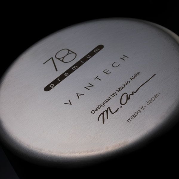 ヴァンテック　ステンレスタンブラー　プレミアム　ヘアライン　78ｍｍ【ヴァンテック】2