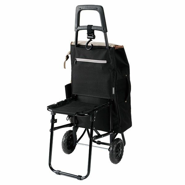 レップ　ココロ イス付レギュラーカート  モリー  ブラック×ベージュ　BK×BE【レップ】2