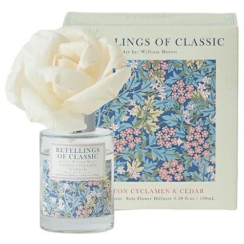 リテリングスオブクラシック　ソラフラワーディフューザー　ジャスミン　(コットンシクラメン＆シダー)　100ml　【三和トレーディング】1
