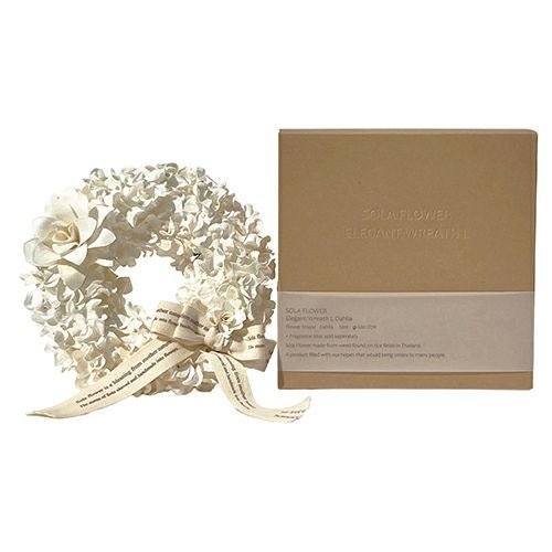 Sola　Flower　ソラフラワー　エレガントリース　ダリア　Lサイズ　【三和トレーディング】1