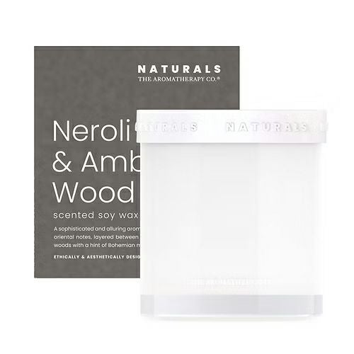 Naturals　ナチュラルズ　キャンドル　ネロリ＆アンバーウッド　400g　【三和トレーディング】1