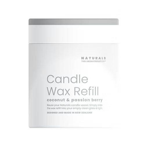Naturals　ナチュラルズ　キャンドル　リフィル(詰め替え用）　ココナッツ＆パッションベリー　400g　【三和トレーディング】2