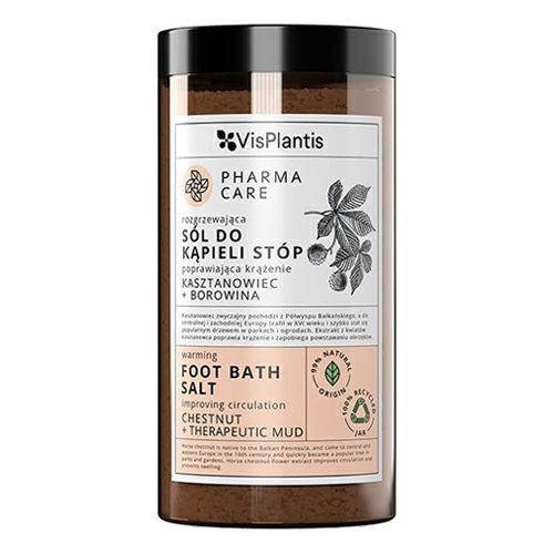 VisPlantis　ヴィスプランティス　ファーマケアフットバスソルト　CHESTNUT+THERAPEUTIC　MUD　560g　【三和トレーディング】1