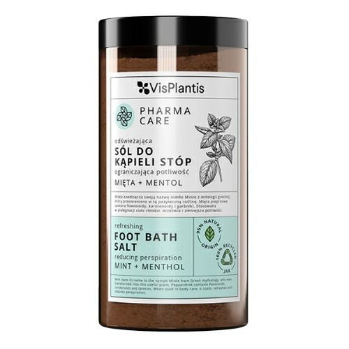 VisPlantis　ヴィスプランティス　ファーマケアフットバスソルト　MINT+MENTHOL　560g　【三和トレーディング】1