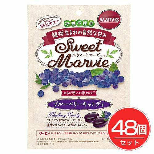 スウィートマービー　ブルーベリーキャンディ　49g×48個セット 【ハーバー研究所】1