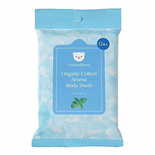 G-Place　オーガニックコットン　アロマボディシート　アイスミント　12枚入　【G-Place】1