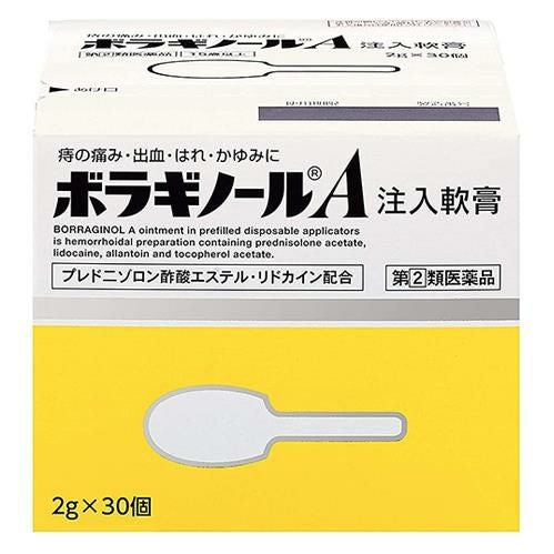 ボラギノールA注入軟膏　2g×30個　【天藤製薬】1