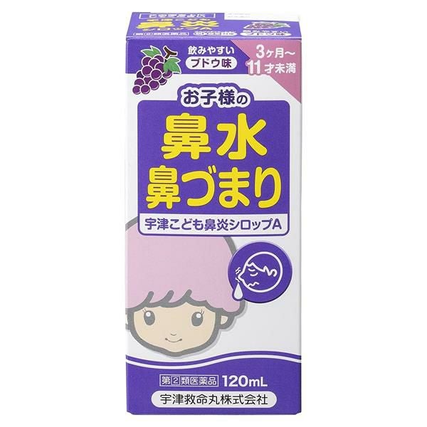 宇津こども鼻炎シロップA　120ml　【宇津救命丸】1