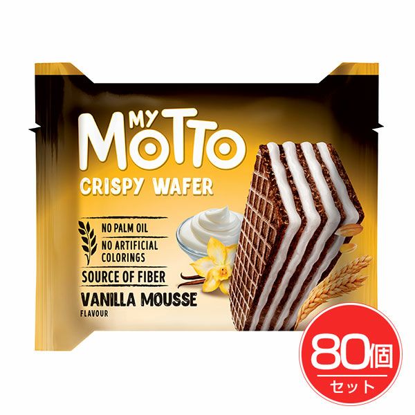 若翔　My　Motto　ウエハース　バニラムース　30g×80個セット【若翔】1