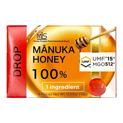 MIS　マヌカハニードロップ　UMF15＋　6粒　【メディカルインキュベーションシステム】1