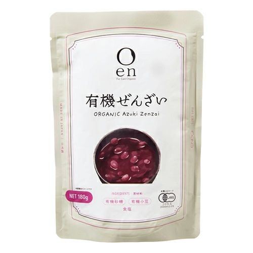 en 有機ぜんざい　180g　【遠藤製餡】1