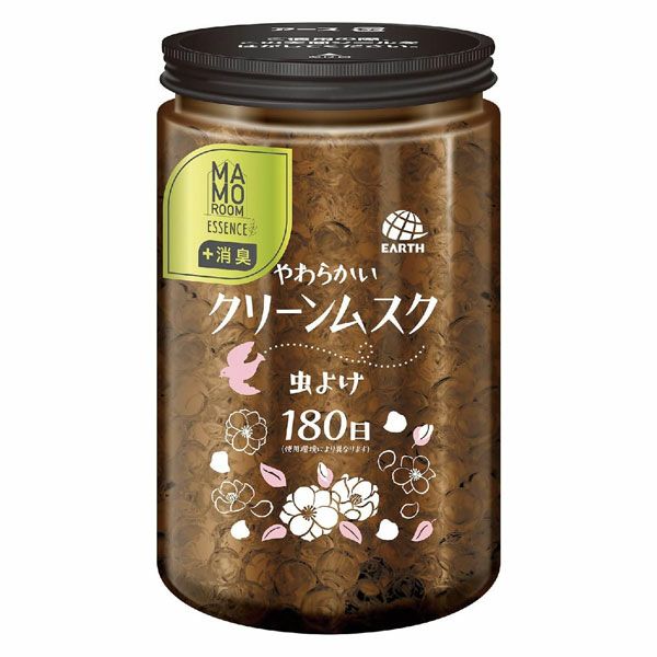 アース製薬　マモルームエッセンス　虫よけパール180日用　やわらかいクリーンムスク【アース製薬】1