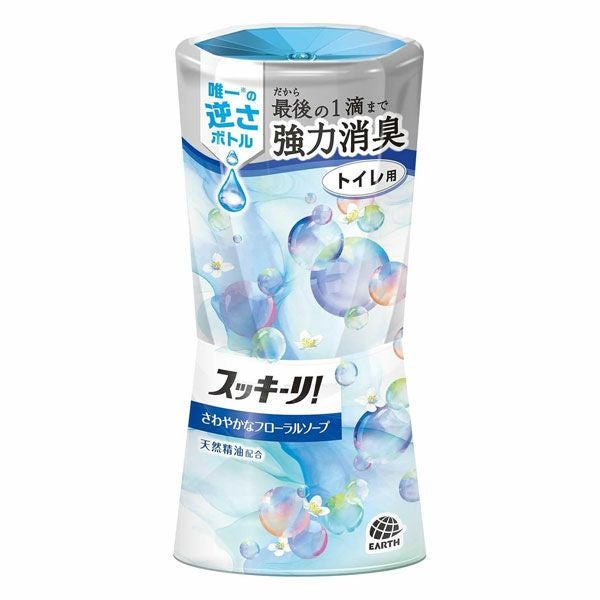 アース製薬　スッキーリ！　トイレ用　さわやかなフローラルソープ　400mL【アース製薬】1