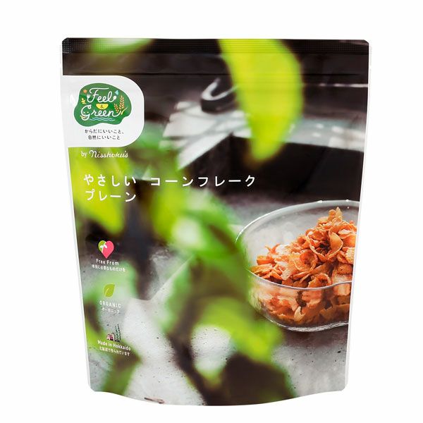 Feel&Green　やさしいコーンフレーク　プレーン　120g　【日本食品製造】1