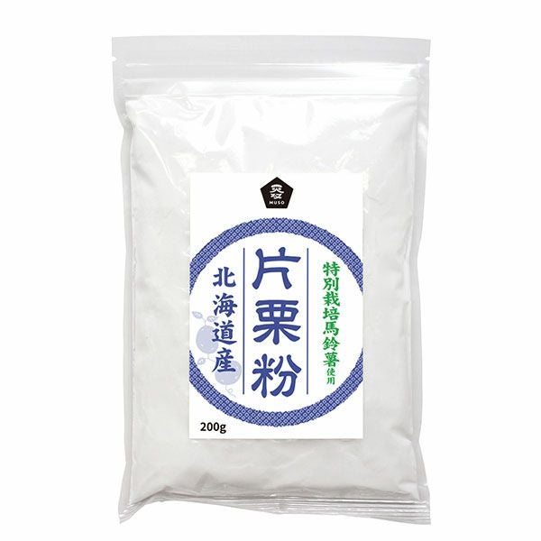 特別栽培馬鈴薯使用　片栗粉　北海道産　200g　【ムソー】1