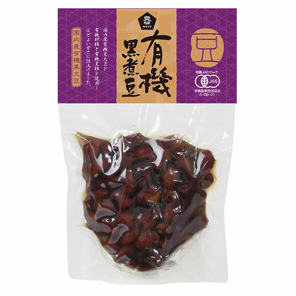 有機黒煮豆　125g　【ムソー】1