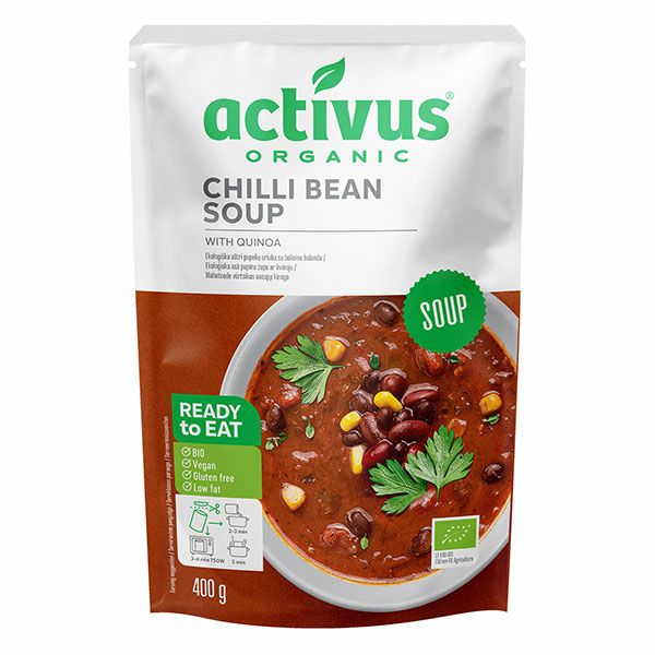 activus　オーガニックチリビーンズ　400g　【むそう商事】1