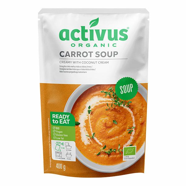 activus　オーガニックキャロットスープ　400g　【むそう商事】1