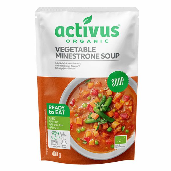 activus　オーガニックミネストローネ　400g　【むそう商事】1