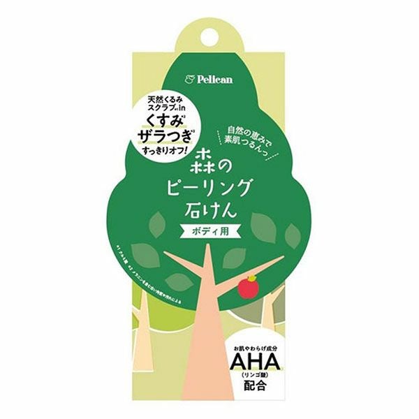 ペリカン石鹸　森のピーリング石けん　100g　【ペリカン石鹸】1