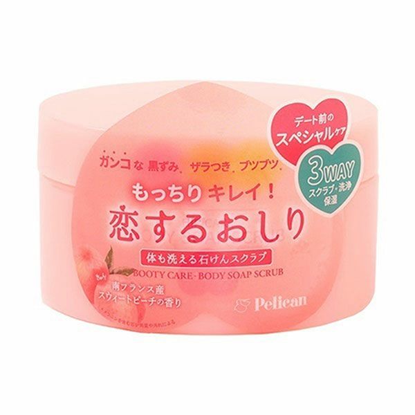 ペリカン石鹸　恋するおしり　石けんスクラブ　180g　【ペリカン石鹸】1