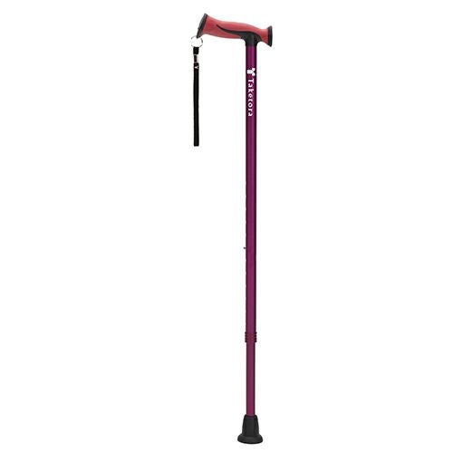 バンブーステッキ ワイド　ワインレッド　【竹虎】1