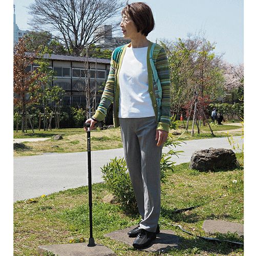 バンブーステッキ　ブラック　【竹虎】4