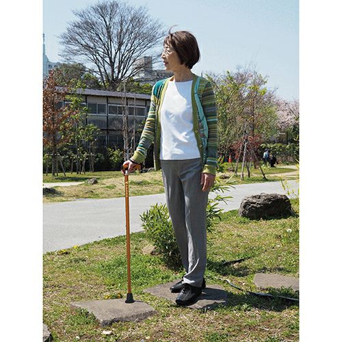 バンブーステッキ　ブロンズ　【竹虎】4